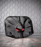 Backrest plate punisher stretching through