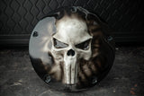 Punisher skull Harley derby cover