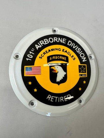 101st Airborne Harley derby cover