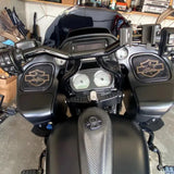 98-2024 Road Glide 3D shark speakers grill covers set