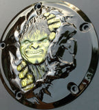 3D Hulk Harley Derby Cover