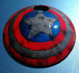 Captain America shield fuel door