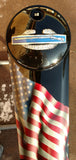Combat Infantry badge and American flag console