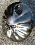 3D skull on Harley touring fuel door