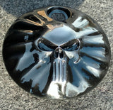 3D skull on Harley touring fuel door