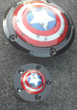 Captain America shield derby cover and points cover