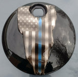 American flag Harley Console fuel door