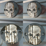 Harley Davidson American flag skull points cover