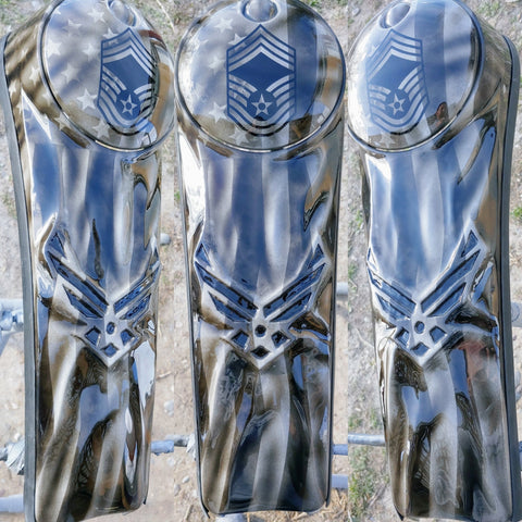 3D Air Force and American flag console