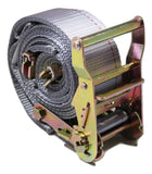 2" x 16  Ft Logistic Van Ratchet E-Track Straps w/ Spring E Fittings | 4 PACK