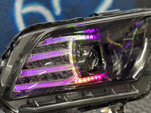 NTXGlow RGB Morimoto Xb Headlights (2010-2012 Ford Mustang)