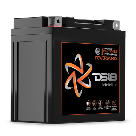 INFINITE 500 Watts 14 AH AGM Power Cell For Power Sports