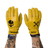 IN STOCK IMPERIAL MOTO  Scrambler Gloves - YELLOW - LARGE