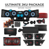 Jeep JKU 2007-2018 Ultimate Package – Loaded Sound Bar, Door Panels, Tailgate Subwoofers & Amplifiers
