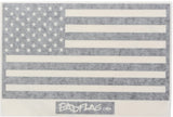Black American Flag Vinyl Decal (Left and Right sides)