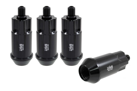 TRUE SPIKE ACORN ANTI-THEFT WHEEL LOCK LOCKING LUG NUTS CNC MACHINED FORGED STEEL