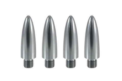 BULLET TIP FOR 50 CAL CALIBER CASINGS 5.5 INCHES LONG LUG NUT CAPS CNC MACHINED BILLET ALUMINUM, MANY FINISHES TO CHOOSE FROM / PART # LGC009