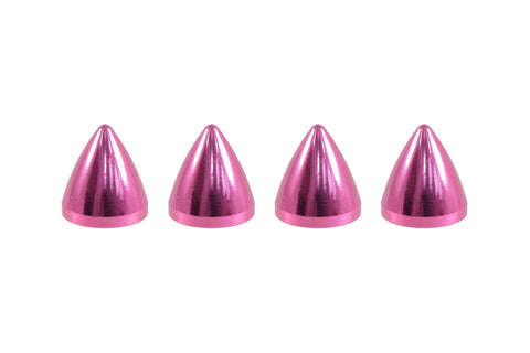 BULLET LUG NUT CAPS CNC MACHINED BILLET ALUMINUM, MANY FINISHES TO CHOOSE FROM / DIAMETER: 20MM LENGTH: 21MM PART # LGC010
