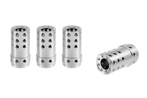 MUZZLE BRAKE LUG NUT CAPS CNC MACHINED BILLET ALUMINUM, MANY FINISHES TO CHOOSE FROM / CAP: 25MM DIAMETER 51MM HEIGHT PART # LGC051