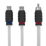 RCA Marine Grade Tinned 100% Copper OFC Y Connector 2 FEMALE to 1 MALE - WHITE