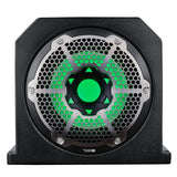 Dual 10" Marine Subwoofer Enclosure with 10" Passive Radiator and LED RGB Lights 350 Watts Rms 4-Ohm (NXL-10SUB Included)