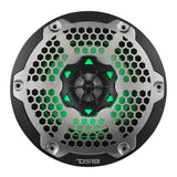 NXL 6.5" 2-Way Coaxial Marine Speaker with RGB LED Lights 100 Watts Rms 4-Ohm