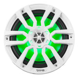 NXL 8" 2-Way Coaxial Marine Speaker with LED RGB Lights | 125W RMS 4-Ohm