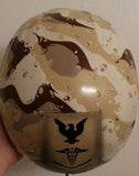 Harley Helmet Navy Wingman and HM2 Logo on Desert Camo