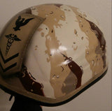 Harley Helmet Navy Wingman and HM2 Logo on Desert Camo