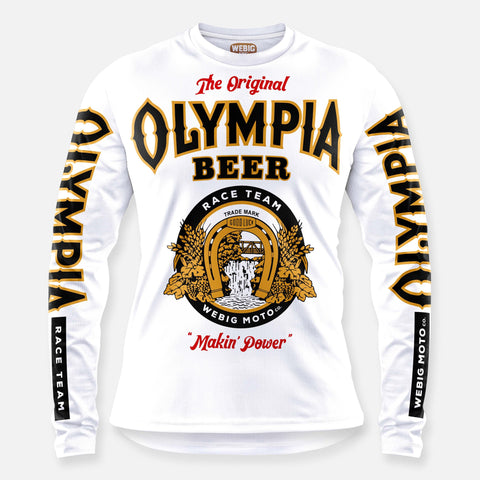 OLYMPIA BEER JERSEY WHITE