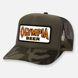 OLYMPIA BEER CURVED BILL PATCH HAT