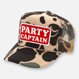 PARTY CAPTAIN CURVED BILL PATCH HAT