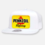 PENNZOIL RACE TEAM FLAT BILL PATCH HAT