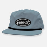 PETERBUILT UNSTRUCTURED SNAPBACK BLACK PATCH HAT