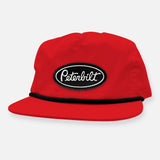 PETERBUILT UNSTRUCTURED SNAPBACK BLACK PATCH HAT