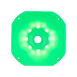 DS18 PRO-HA110CL Twist On 1" 110° 6.14" Depth Plastic Horn Clear with RGB LED Lights