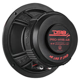 PRO 6.5" Coaxial Hybrid Mid-Range Water resistant Cone Loudspeaker with Built-in Driver 225 Watts Rms 4-Ohm