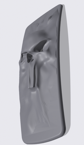 08+ Ultra/Electra glide touring console insert 3D Punisher skull stretching