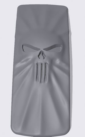 08+ Ultra/Electra glide touring console insert 3D Punisher stretching