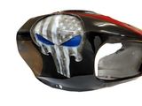 Custom recessed Punisher fairing road glide