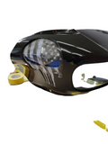 Custom recessed Punisher fairing road glide