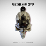 3D Punisher skull horn cover Canadian flag