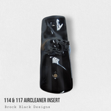 114 & 117 air cleaner insert 3D ancient skull with flag