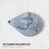 S&S teardrop 3 hole air cleaner cover plate Uncle Sam