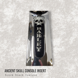 08+ touring console insert 3D ancient skull