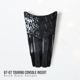 87-07 Touring console insert 3D American Flag