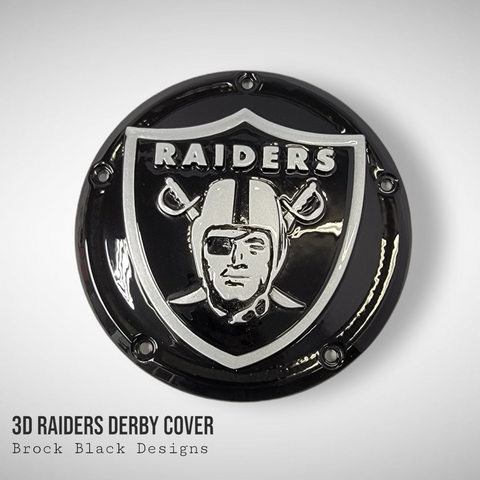 Harley Davidson Derby Cover Raiders theme