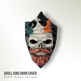 3D skull king horn cover