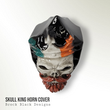 3D skull king horn cover