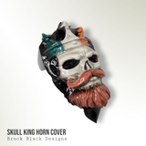 3D skull king horn cover
